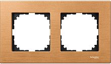 Рамка универсальная Schneider Electric Merten M-Elegance 2-м. дерево бук  картинка